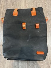 Tourbon Borsa da sella posteriore in tela impermeabile per bicicletta d'epoca