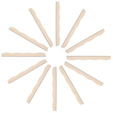  24 pezzi di bordi in legno