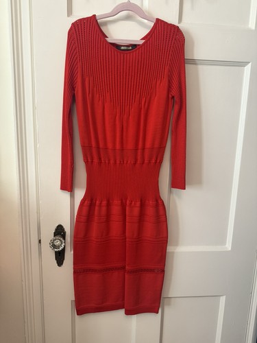 Abito roberto cavalli rosso - abito,