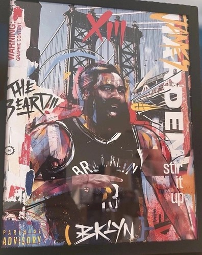James harden arte parete - da,