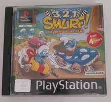 Puffo 3,2,1 Il mio primo gioco di corse per Playstation 1 e viene fornito con libretto - testato