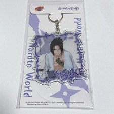 Portachiavi in gomma NARUTO Uchiha Sasuke LE Shanghai 2019 autentico