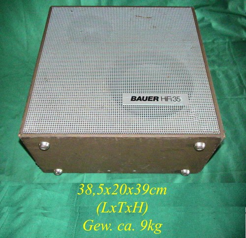 Bauer hifi35 altoparlante - hifi35, a