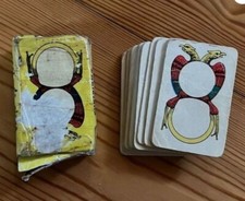 Mazzo 40 Carte Regionali Napoletane Mini Vintage Cartoncino Anni 60