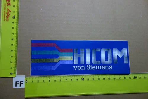 Vecchio adesivo telefono hicom - vecchio,