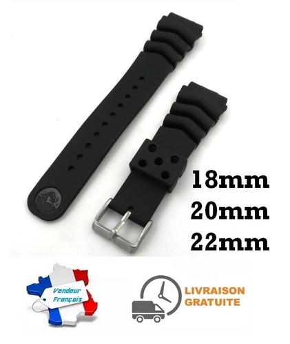 Seiko bracelet silicone - , pour