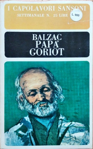 Balzac papa goriot i - goriot,