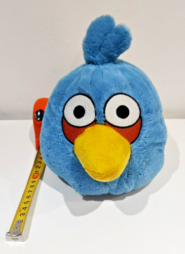 Peluche angry birds blu cm - blu,