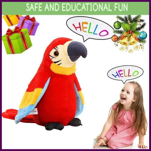 Peluche pappagallo ara - pappagallo,