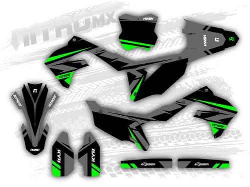 Kit grafica adatto kawasaki - kawasaki, kx