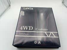 Manuale officina Lancia 4WD 3° volume Lancia Dedra Integrale 4WD edizione d 1990