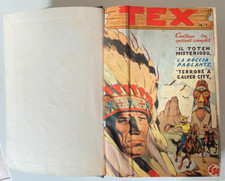 TEX ALBO D’ORO PRIMA 1^ SERIE ORIGINALI RILEGATI IN 2 VOLUMI