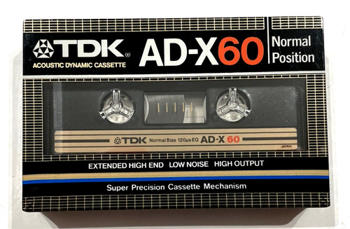 Tdk 60 audiocassetta - tdk, ad-x