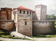 DIPINTO AD OLIO FORTEZZA