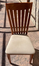 Sedia in legno, color ciliegio, schienale alto, anche per Ristoranti