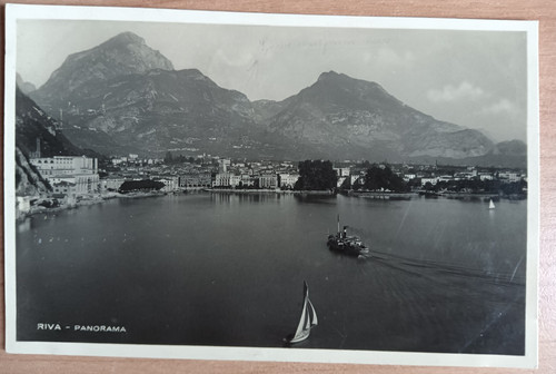 Cartolina italia trento lago - italia,