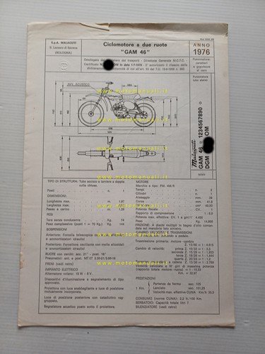 Malaguti ronco gam 46 - 21,