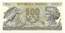 500 LIRE BIGLIETTO DI STATO