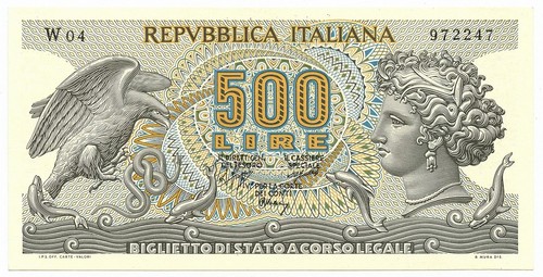 500 lire biglietto - 500, stato