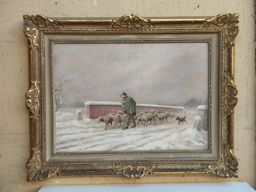 Antico prima metà 900 quadro - metÀ,