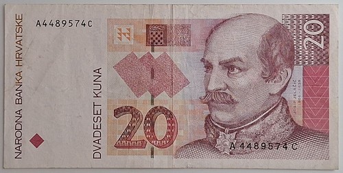 Kuna croazia 31 10 1993 - 20,