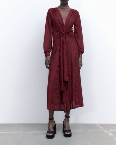 Zara abito lungo - lungo, jacquard