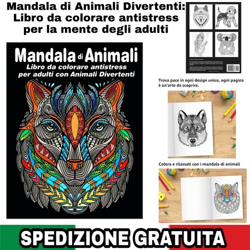 Mandala animali divertenti - mandala, di