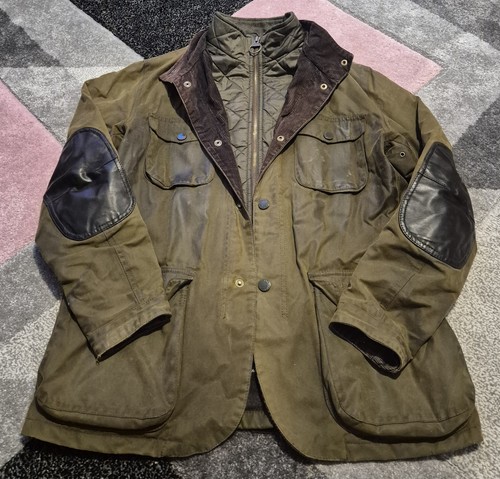 Barbour ogston wax jacket uomo - ogston,