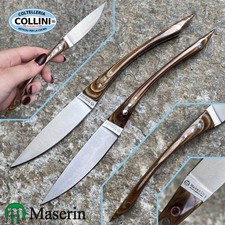 Maserin - Set coltelli bistecca - Marrone scuro - 2 pezzi