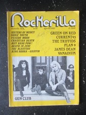 ROCKERILLA 56 1985 SISTERS OF MERCY GUN CLUB SONIC YOUTH THE BLASTERS [G204]
