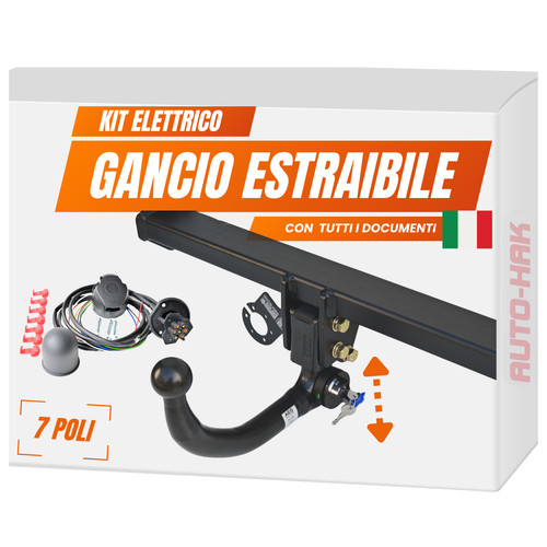 Gancio traino estraibile - di,