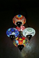 Lampadario da soffitto mosaico