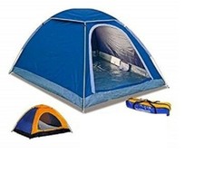 TENDA DA CAMPEGGIO 2/ 3 /4 POSTI PERSONE CANADESE MANUALE SACCO A PELO GAZEBO