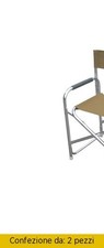 Set 2 Sedie da Giardino