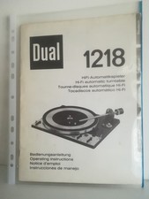 Giradischi turntable dual 1218 - dual,