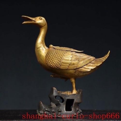 Statua uccellino anatra