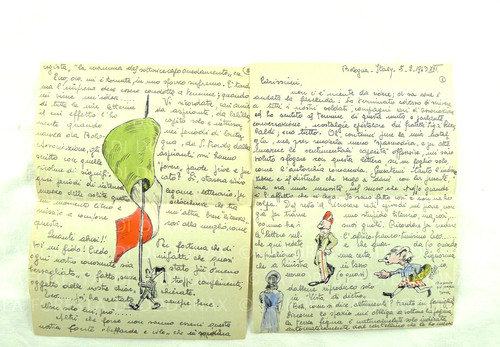 Lettera disegni giovane - e,