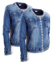 Giacca jeans donna giubbino