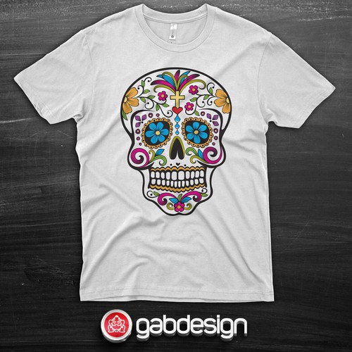 Shirt inspired mexican skull - mexican,