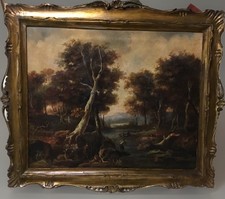 🌈 Antico dipinto olio su