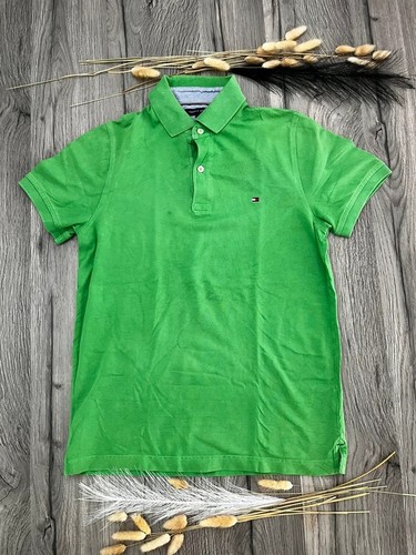 Polo tommy hilfiger verde - tommy, uomo