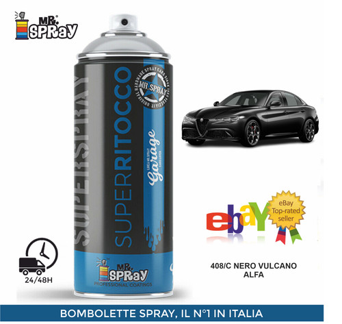 Spray alfa 408 nero vulcano - spray,