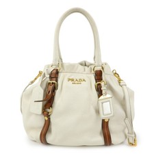 PRADA Leather 2Way Bag Hand