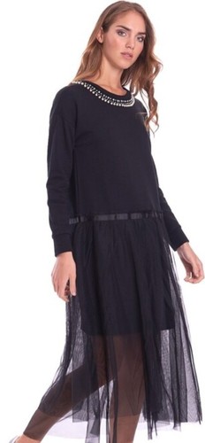 Maxi abito nero - , nuovo