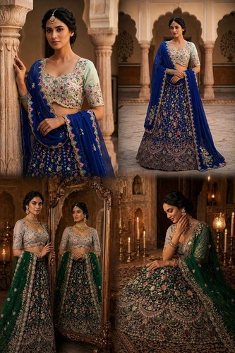 Abbigliamento lehnga sposa - abbigliamento,