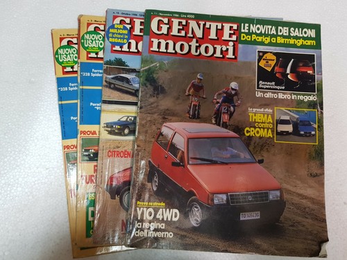 Gente motori anno 1986 rivista - gente,