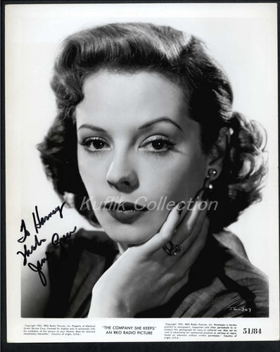 Jane greer foto autografa - jane,