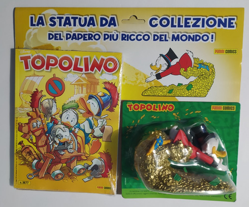 Topolino 3677 con - topolino, statuina