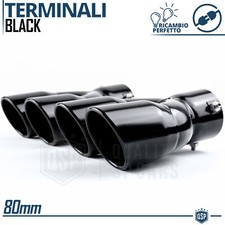 2x TERMINALI di Scarico Doppi