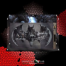 TECA IN PLEXIGLASS ACRILICO-SHOWCASE-TECA  LEGO BATMAN 1989-SET 76252-BATCAVE